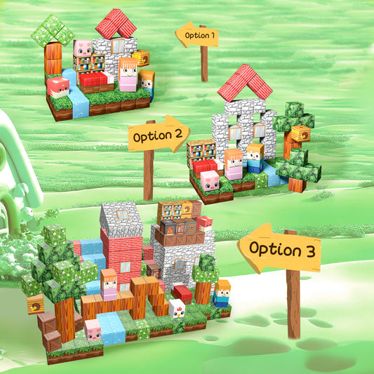 Magnetic Building Blocks Set - Honeycomb Theme Educational Toys