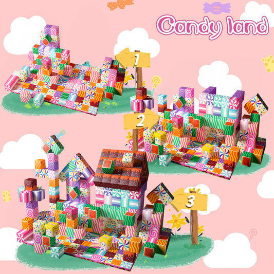 Magnetic Building Blocks Set - Sweet Watermelon Candy Theme, Educational STEM Toys for Kids