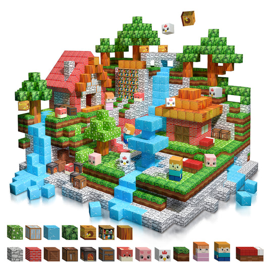 Magnetic Building Blocks Set - Honeycomb Theme Educational Toys