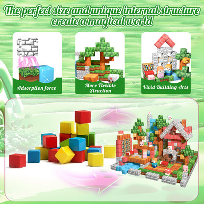 Magnetic Building Blocks Set - Honeycomb Theme Educational Toys