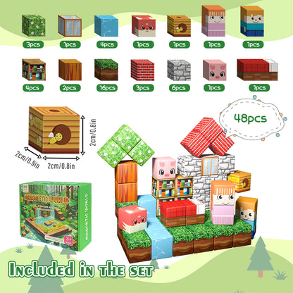 Magnetic Building Blocks Set - Honeycomb Theme Educational Toys