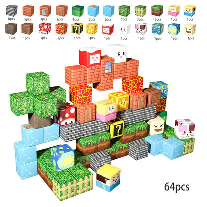 Magnetic Building Blocks Set - Magical Elf Fairy Adventure Theme, Educational STEM Toys for Kids